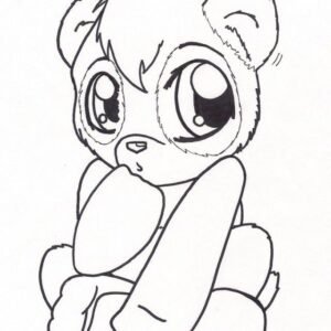 Cute panda coloring pages printable for free download