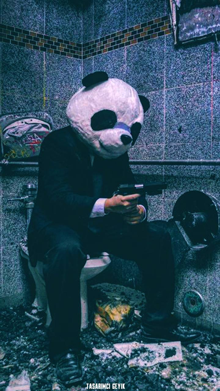 Panda with guns s on