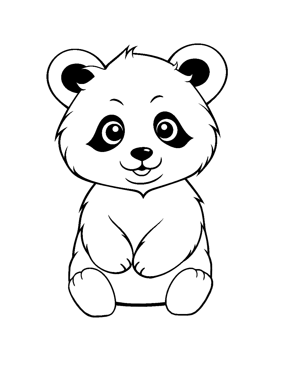 Panda coloring pages free printable sheets