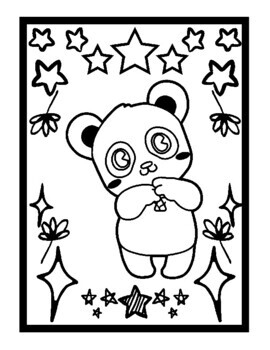 Adorable panda coloring pages for kids coloring sheets panda printable pages