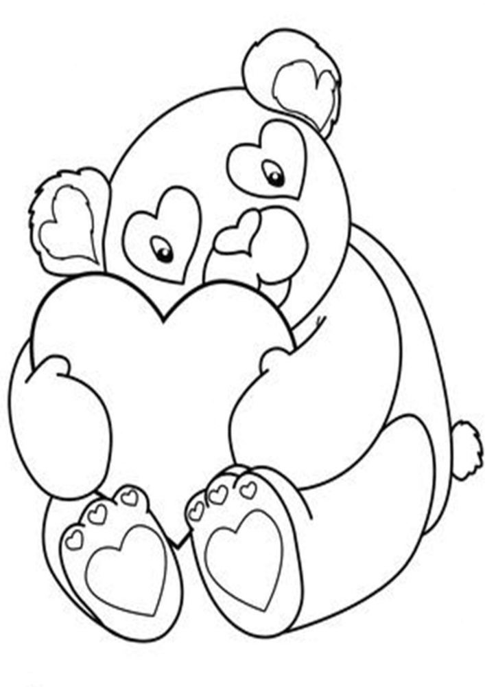 Free easy to print panda coloring pages