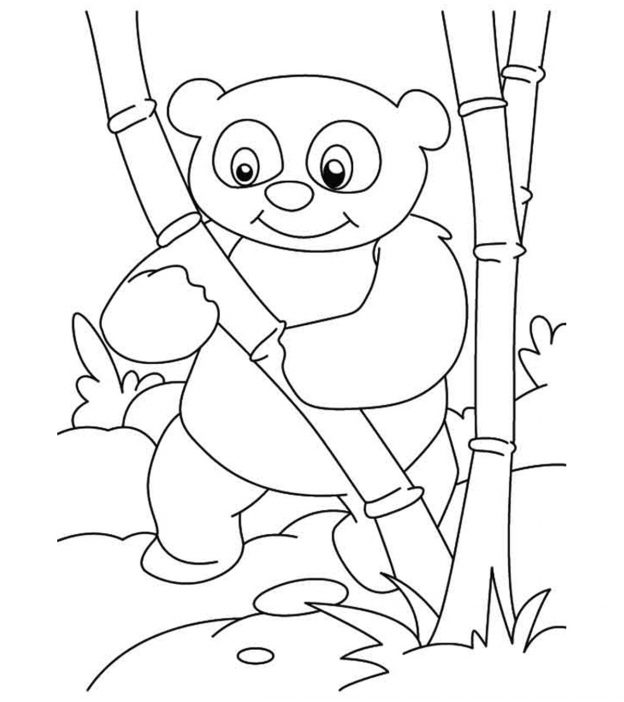 Top free printable cute panda bear coloring pages online