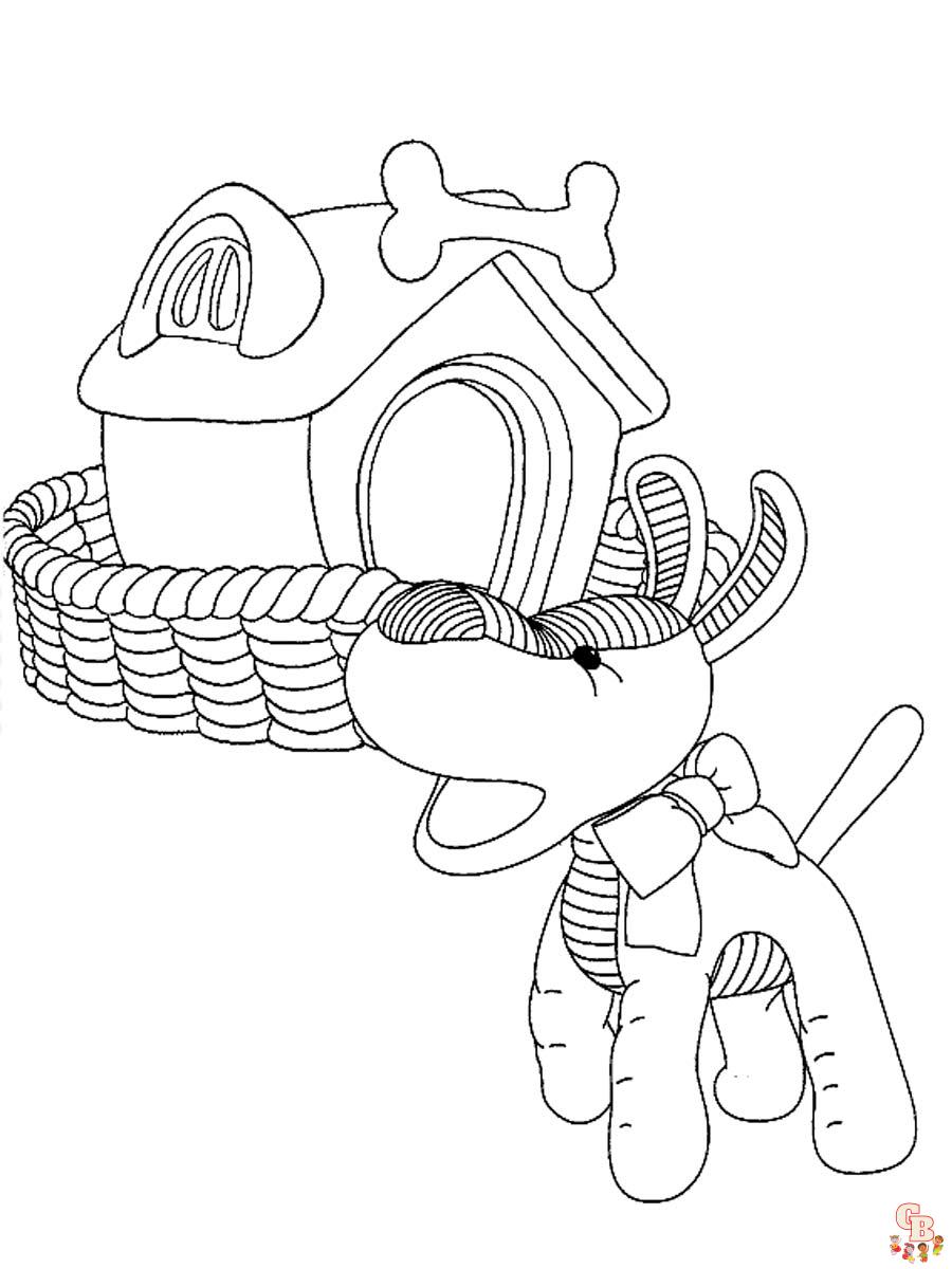 Andy pandy coloring pages for kids