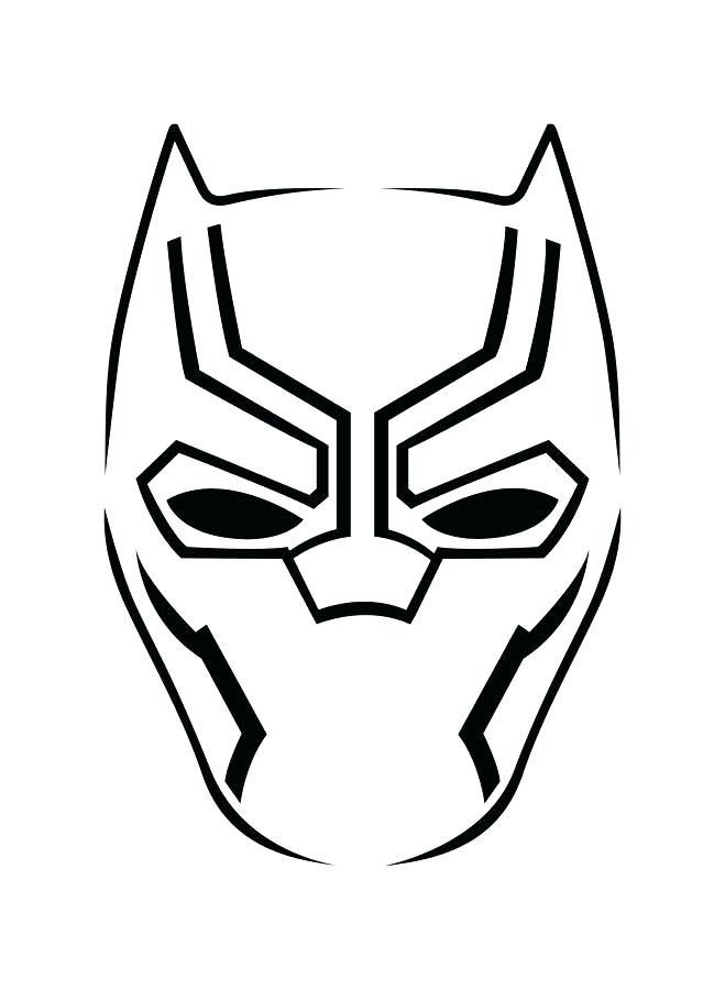 Black panther coloring pages