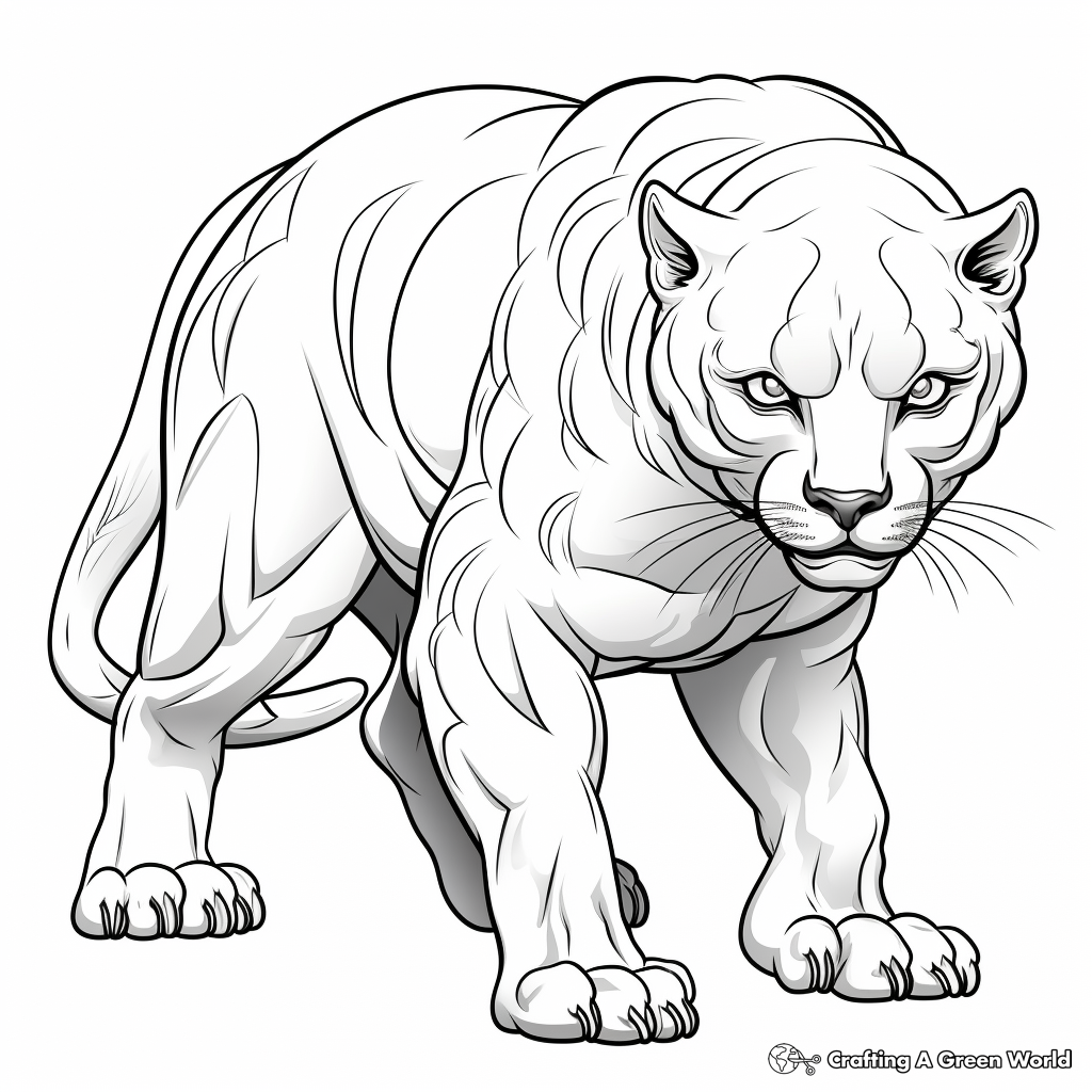 Panther coloring pages