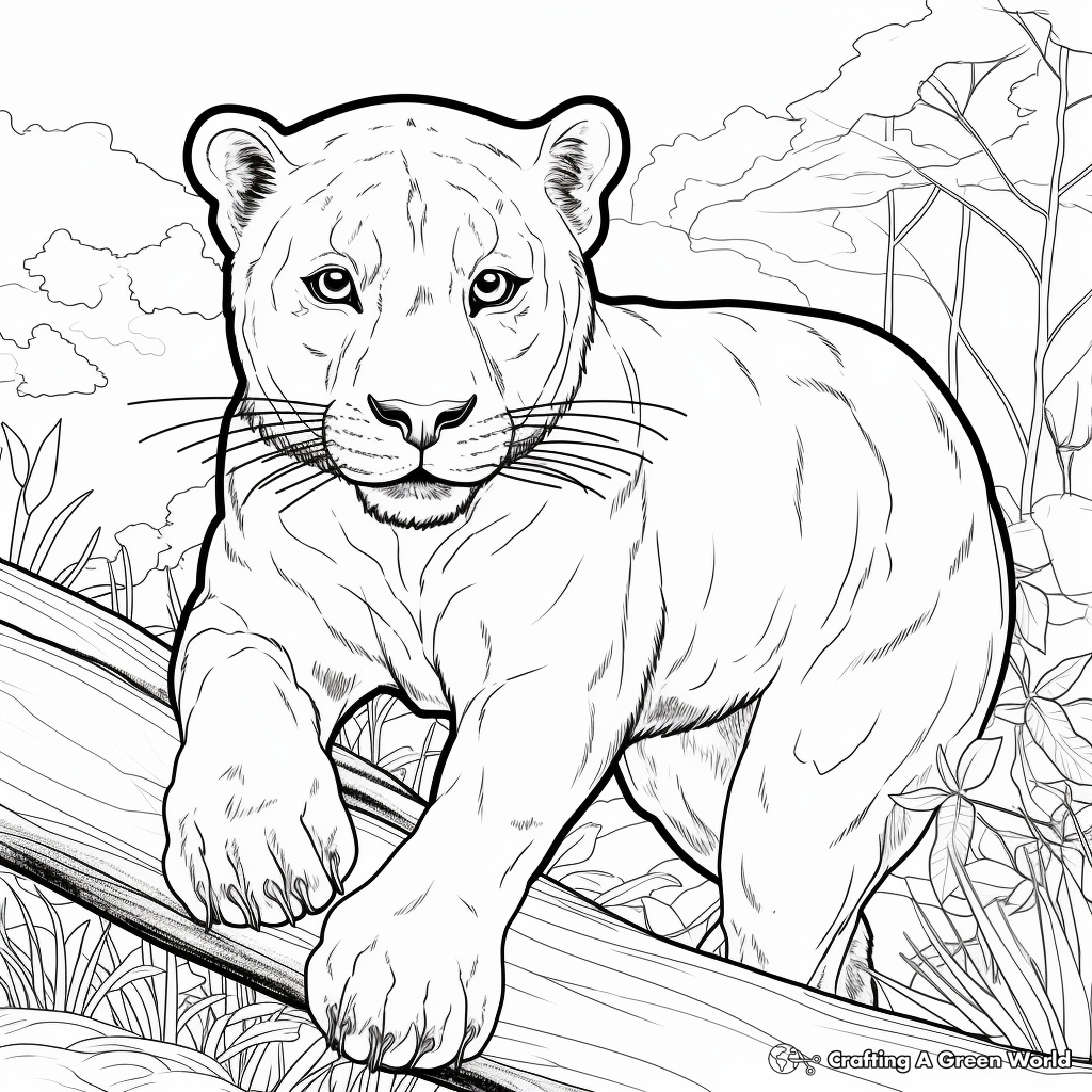 Panther coloring pages