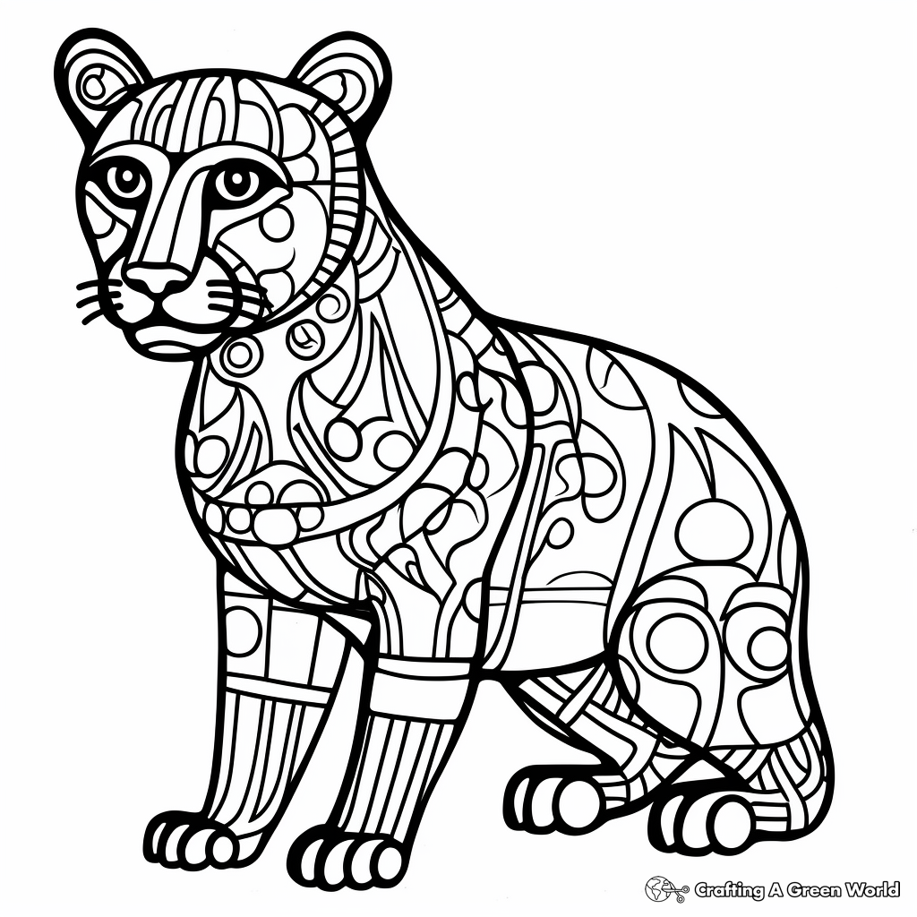 Panther coloring pages