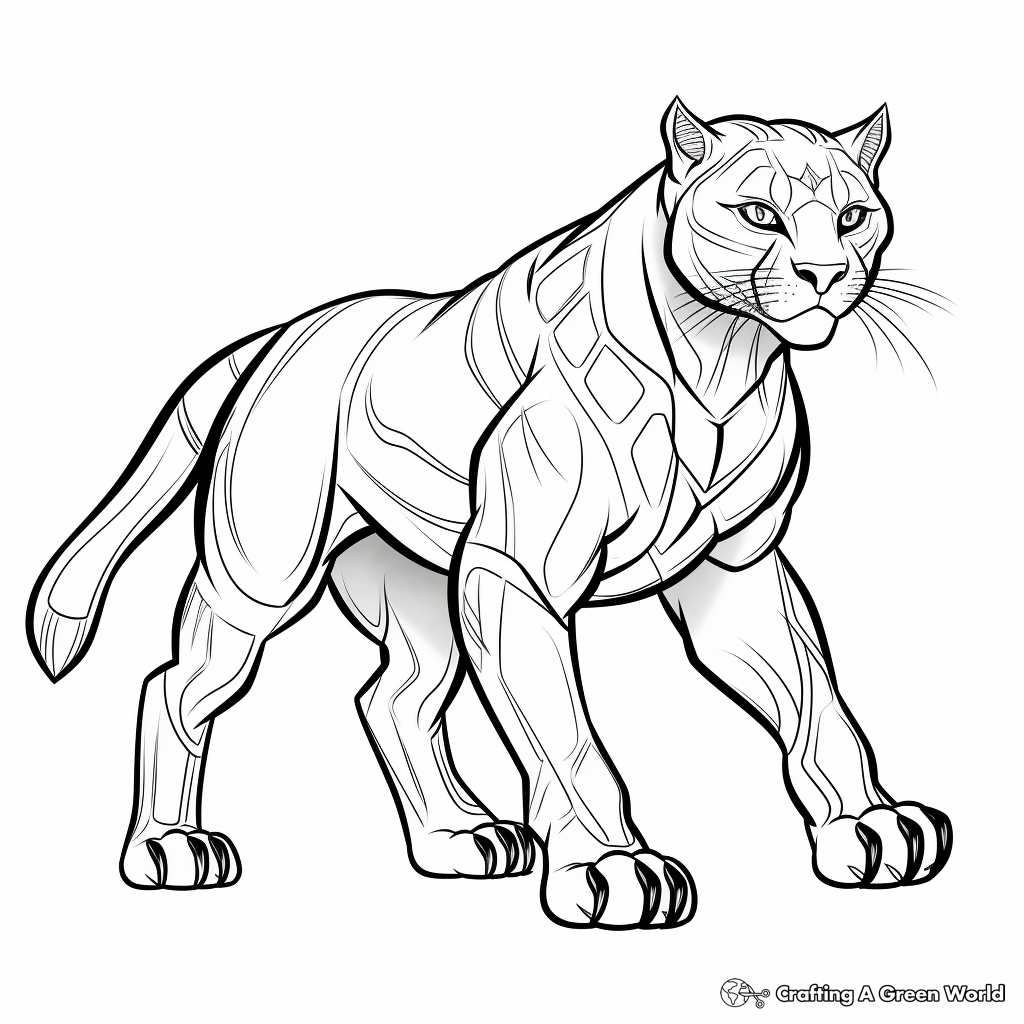 Panther coloring pages