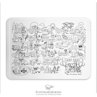 Picasso mat extra large learning series alphabetsâï premium quality âï reusable silicone colouring mats malaysia