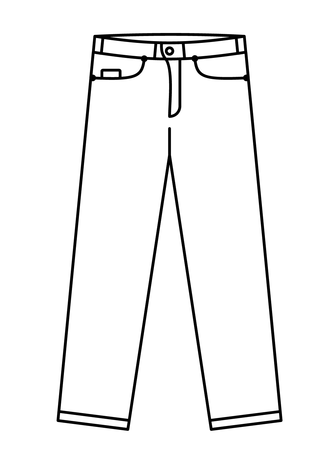 Pants coloring pages printable for free download