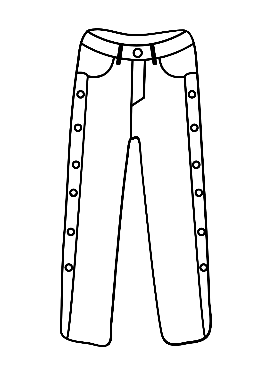 Pants coloring pages printable for free download