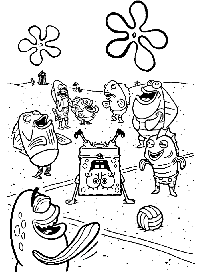 Spongebob pages â printable pages