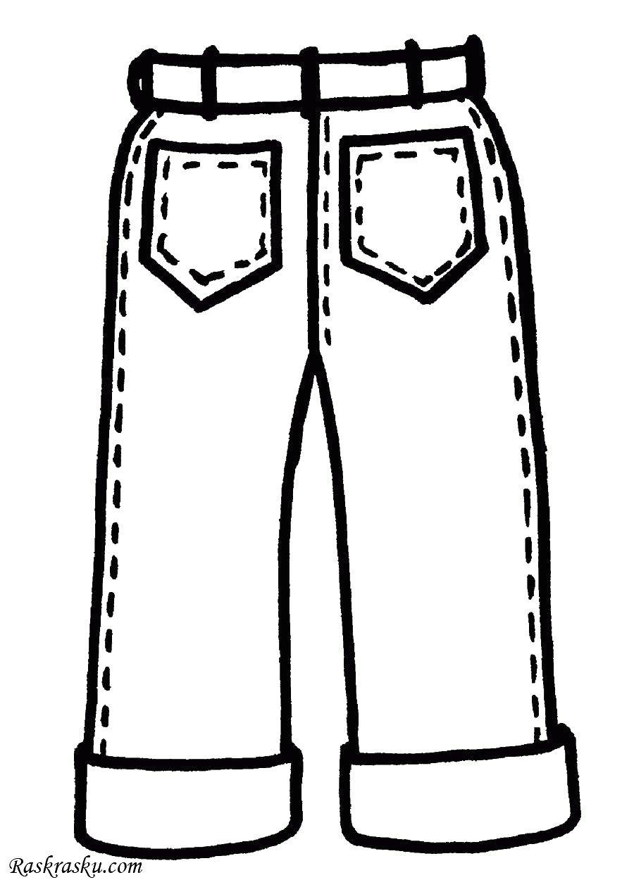 Online coloring pages pants coloring pants jeans clothing