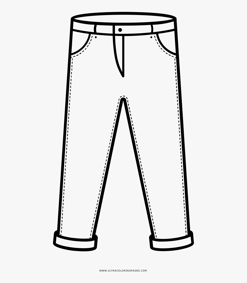 Jeans coloring page