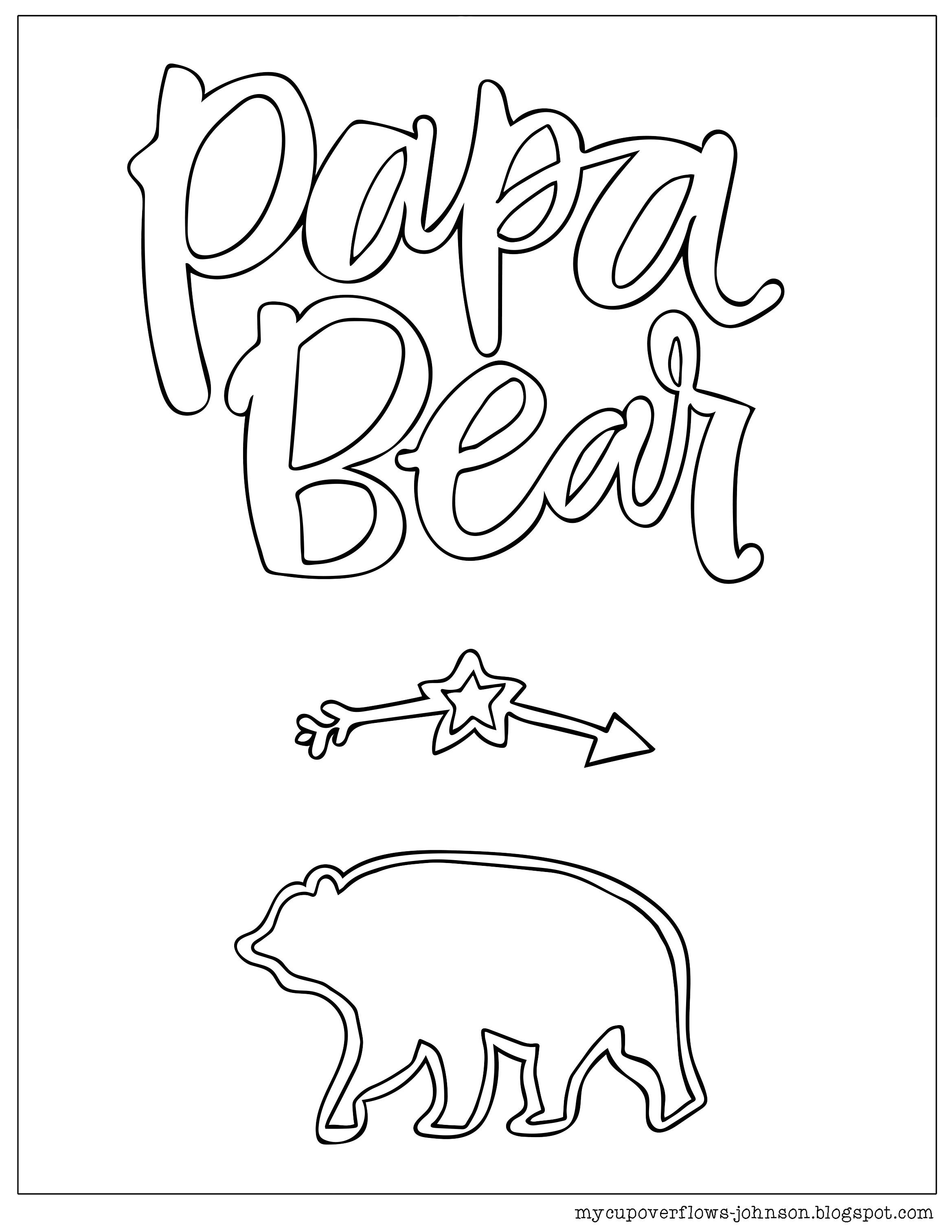 Fathers day coloring pages fathers day coloring page coloring pages bear coloring pages