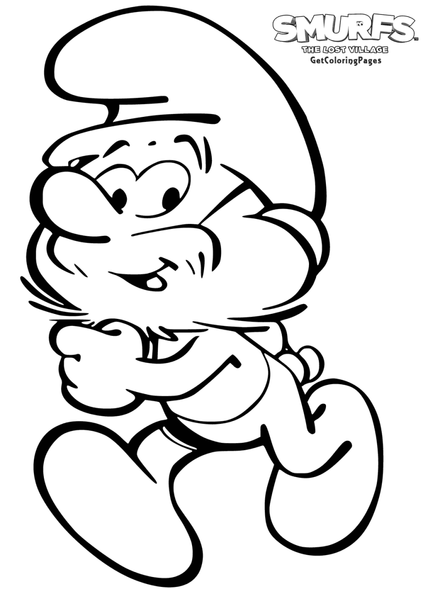 Papa smurf coloring pages coloring pages smurfs disney coloring pages