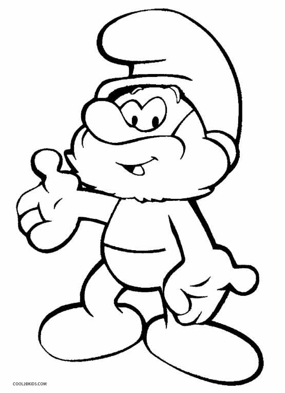 Printable smurf coloring pages for kids coolbkids disney coloring pages cartoon coloring pages coloring pages