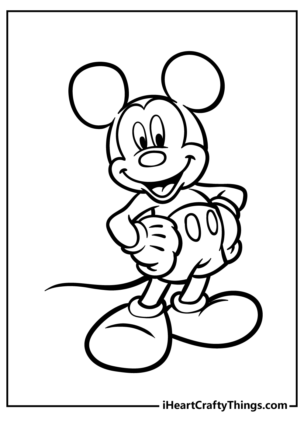 Mickey mouse coloring pages free printables