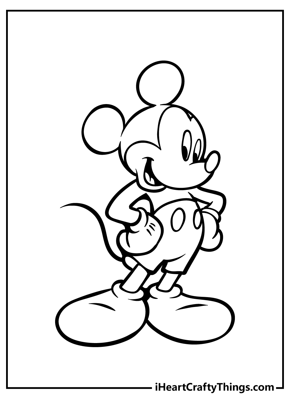 Mickey mouse coloring pages free printables