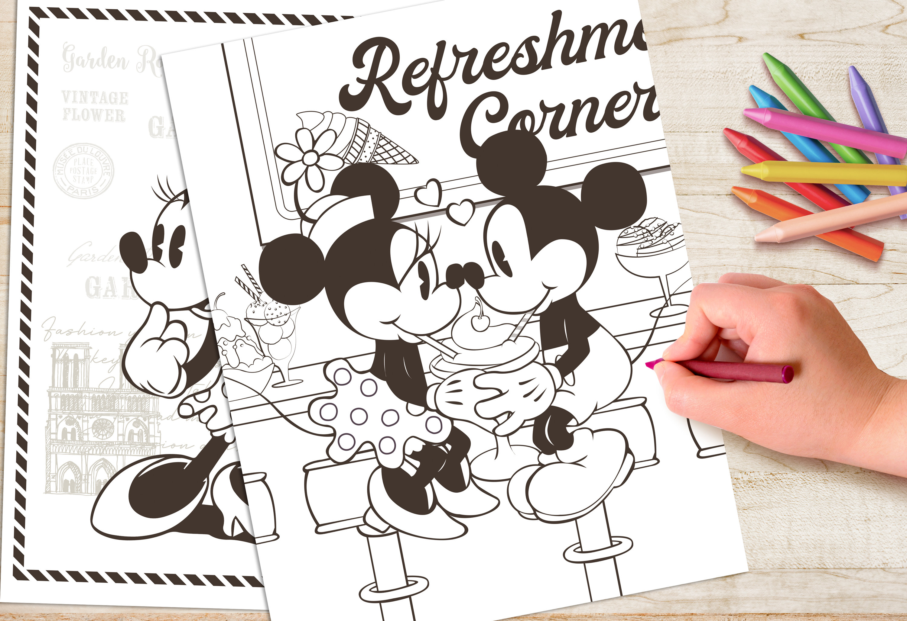 Minnie coloring page