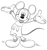 Mickey mouse coloring pages free coloring pages