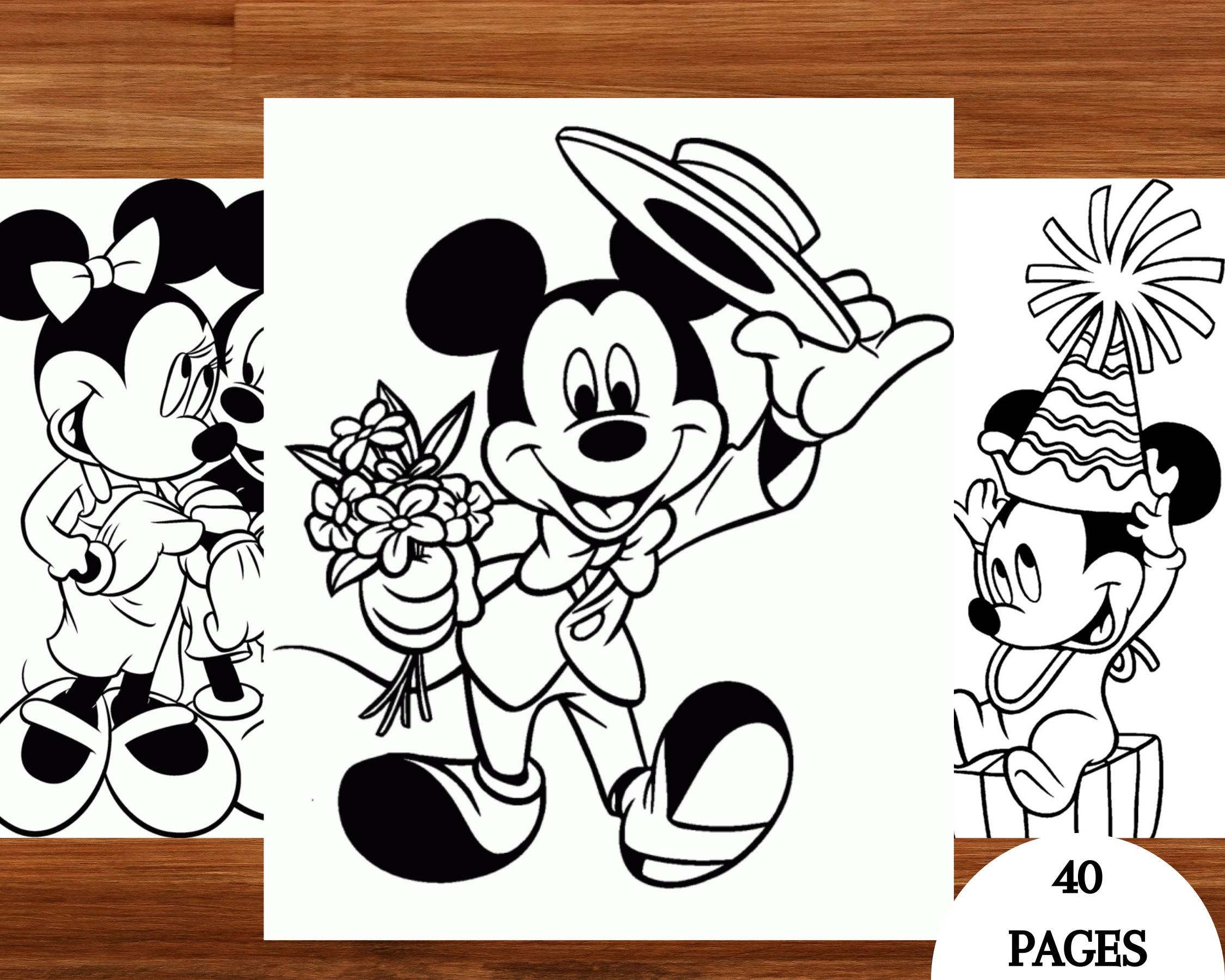 Mickey coloring page