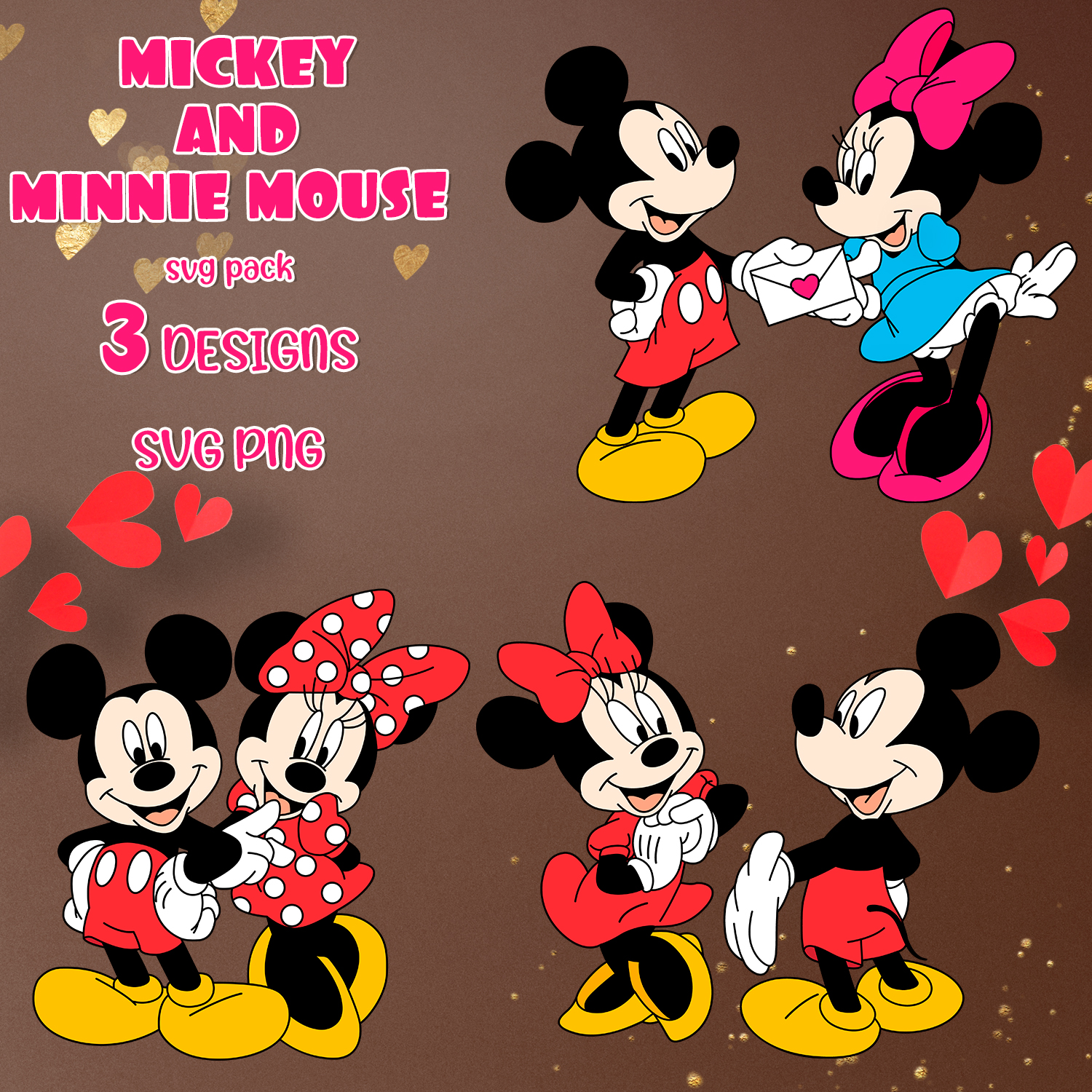 Mickey and minnie mouse svg files â