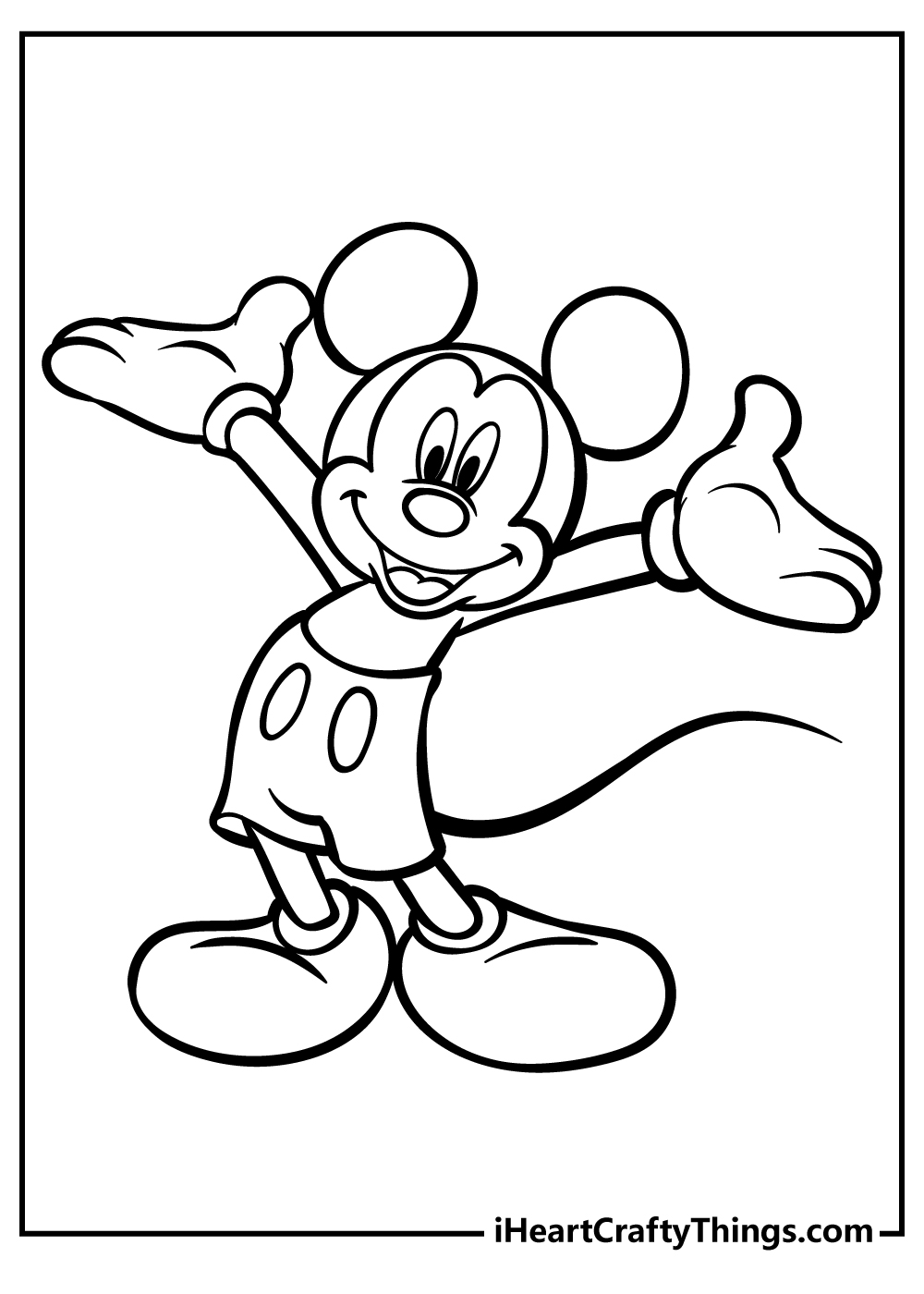 Mickey mouse coloring pages free printables