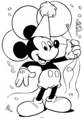 Mickey mouse coloring pages free coloring pages