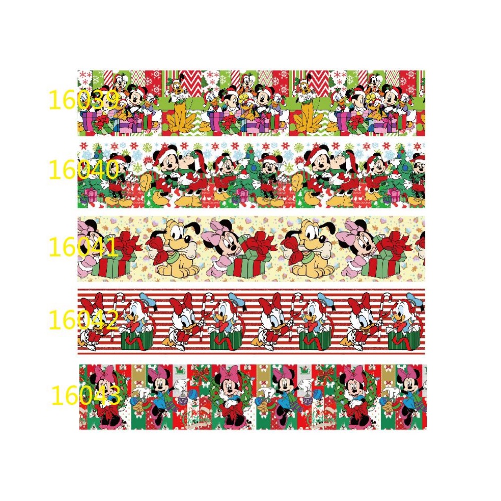 Mickey mouse christmas ribbon mickey mouse grosgrain ribbon disney ribbons crafts