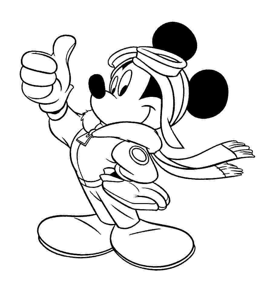 Mickey mouse coloring pages images free printable