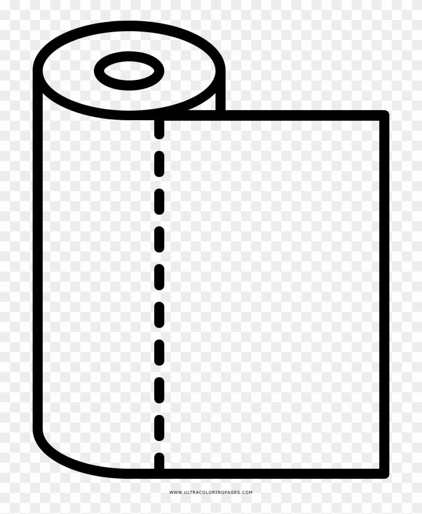 Paper towels coloring page