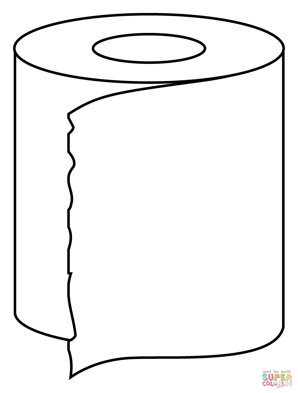 Roll of paper emoji coloring page free printable coloring pages