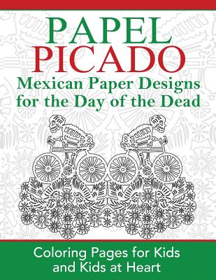 Papel picado coloring pages for kids and kids at heart hands