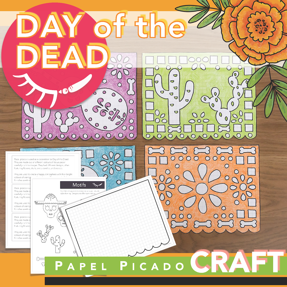 Day of the dead craft âthe day of the dead coloring pages â draw calm