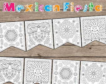 Papel picado dia de los muertos day of the dead nov mexican fiesta banner bunting cinco de mayo may coloring pages diy