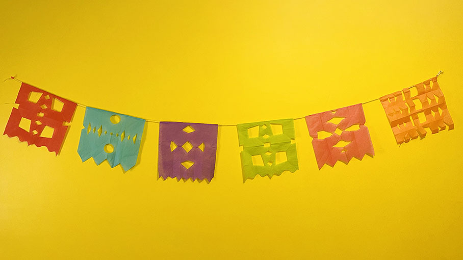 Make your own colorful papel picado craftsâ kids for parents