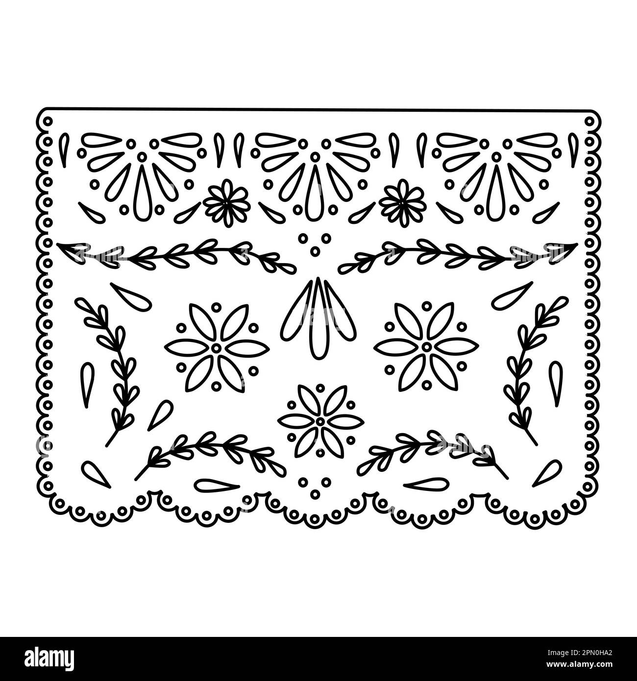 Papel picado wedding hi