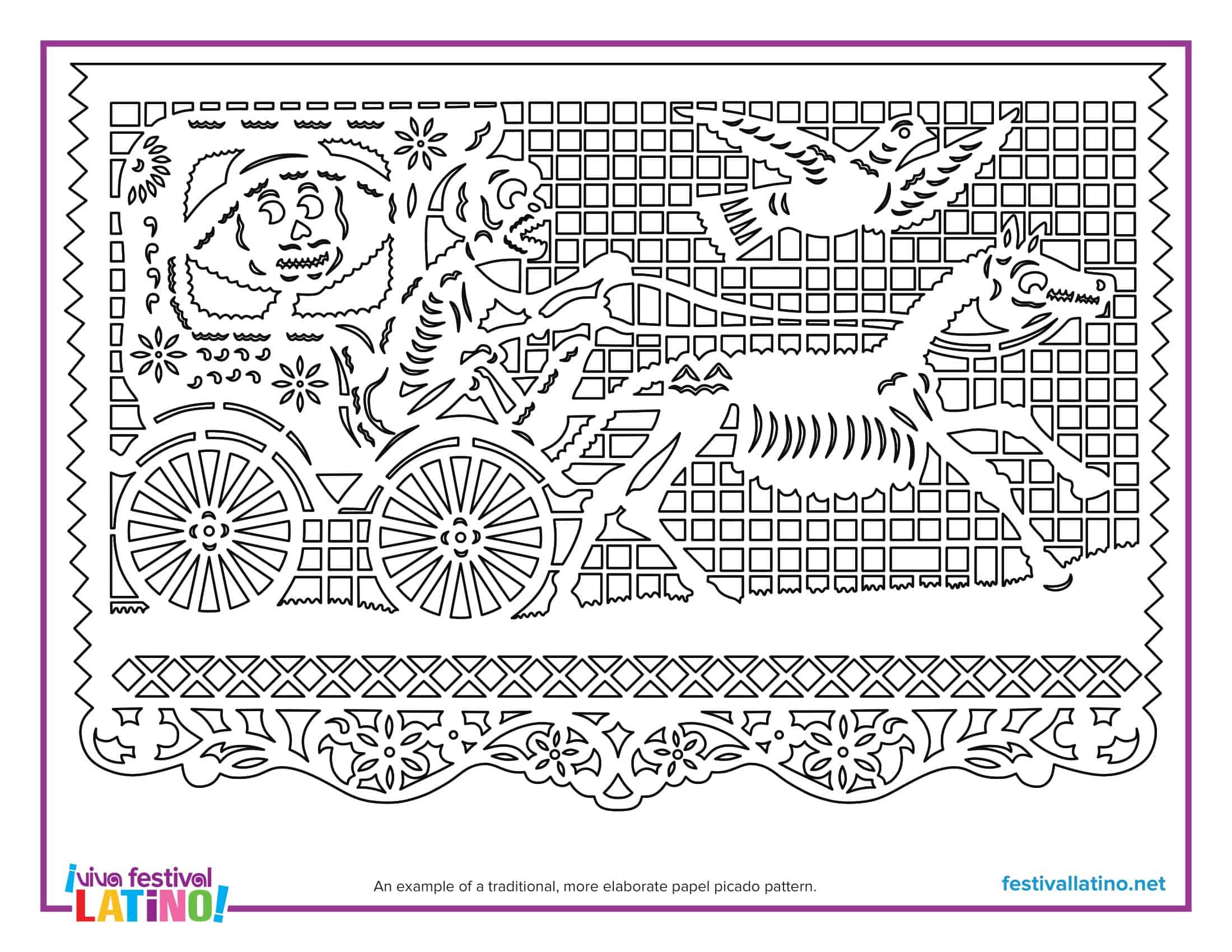 Free printable papel picado templates