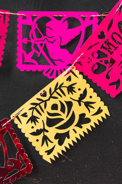 Valentine papel picado streamers svg pdf template â the house that lars built