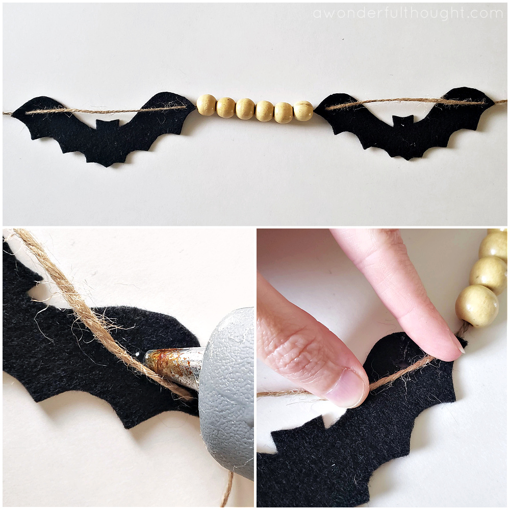 Halloween felt garland