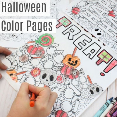 Cute halloween color pages printable for kids brilliant little ideas