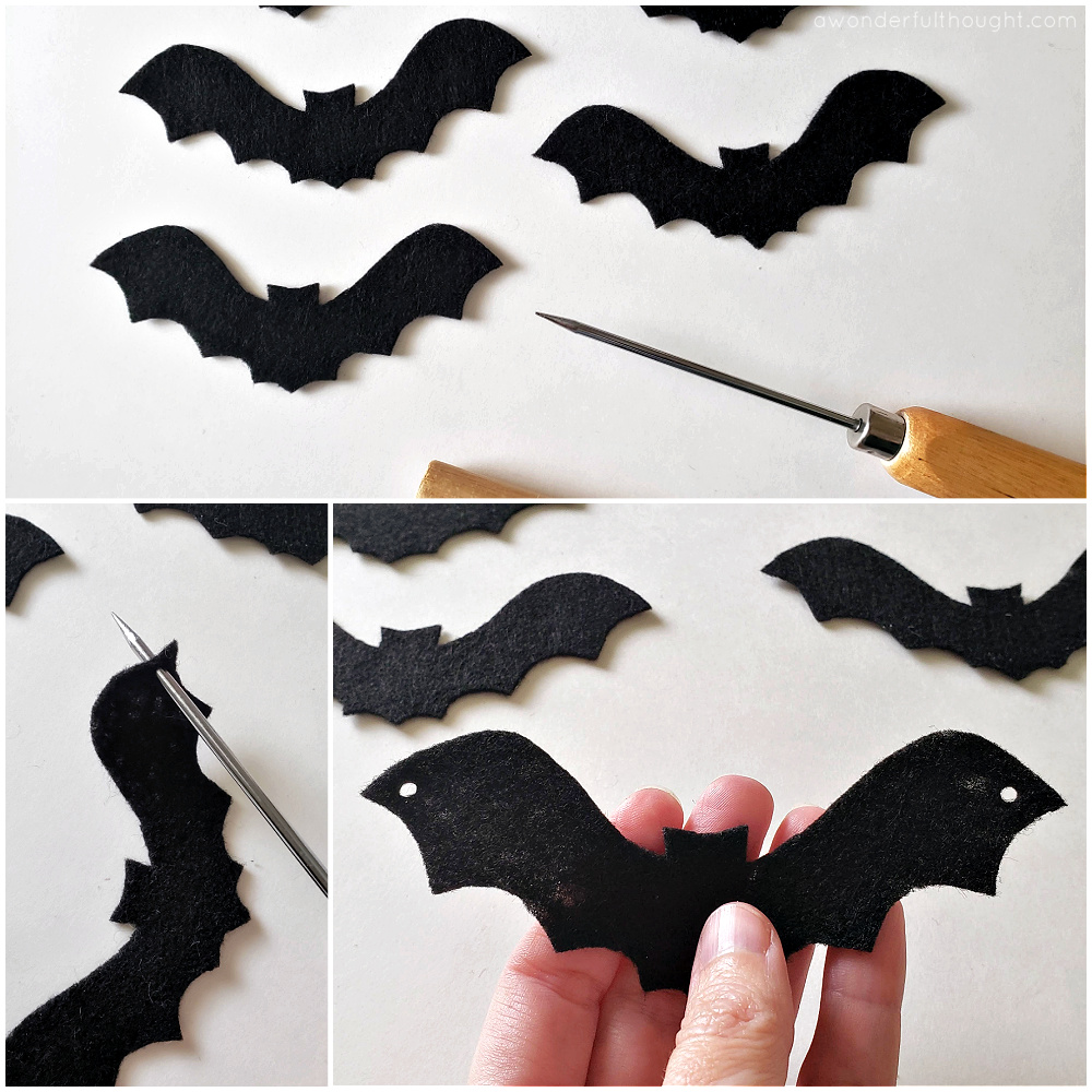 Halloween felt garland