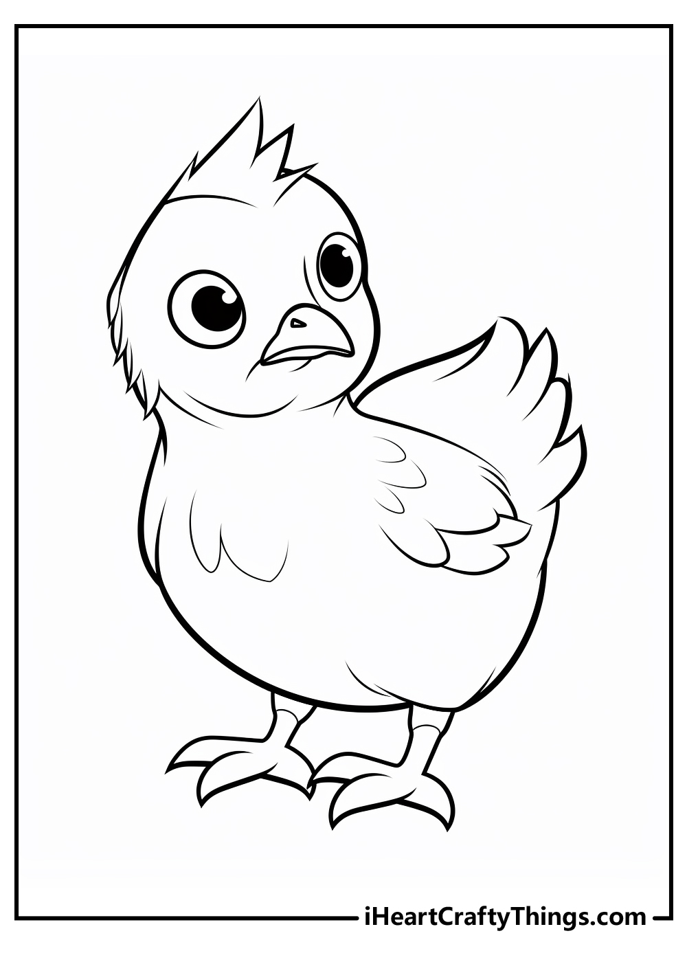 Chicken coloring pages free printables