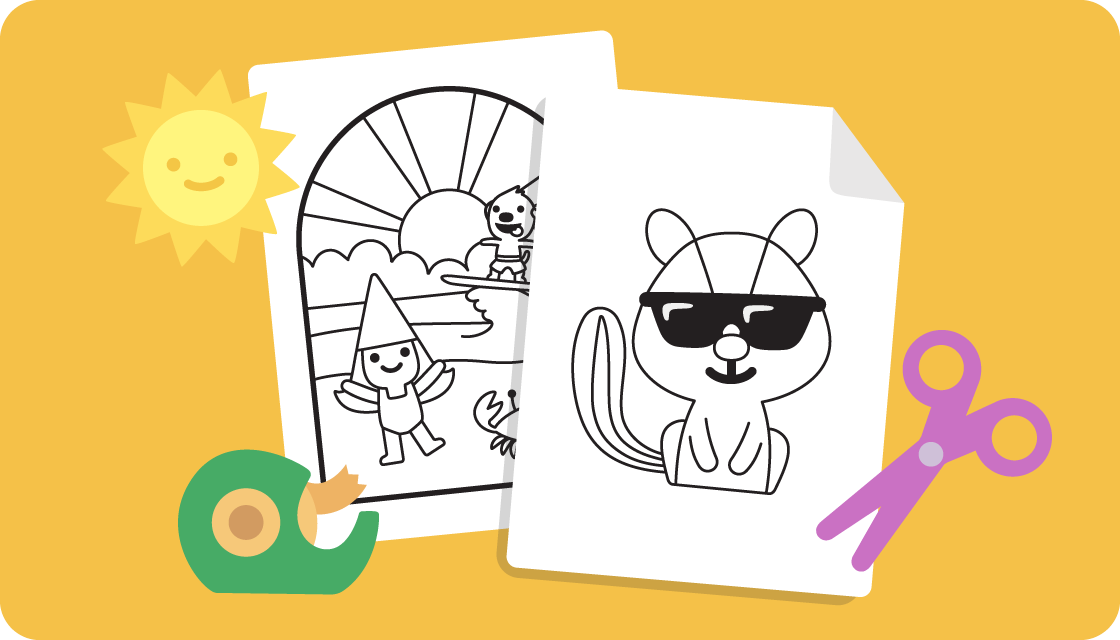 Coloring sago mini printables