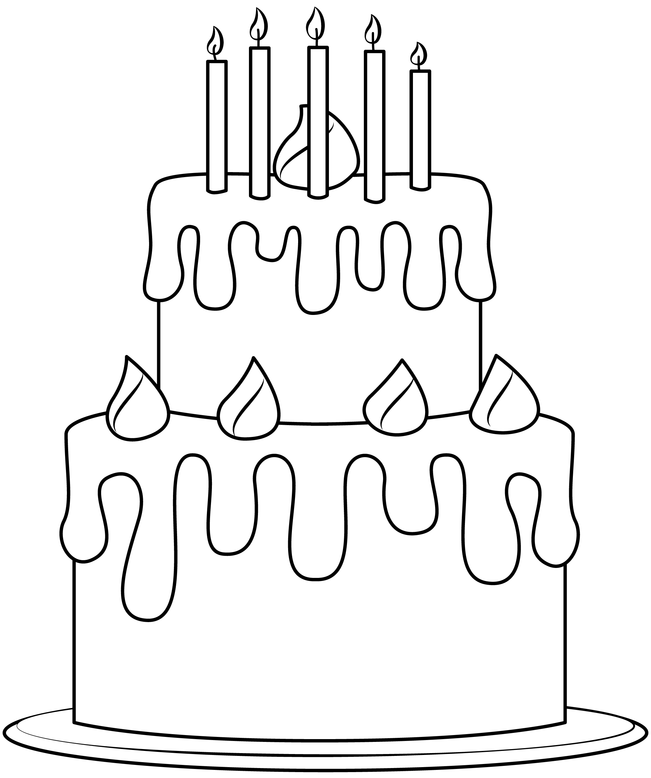 Birthday cake printable template free printable papercraft templates