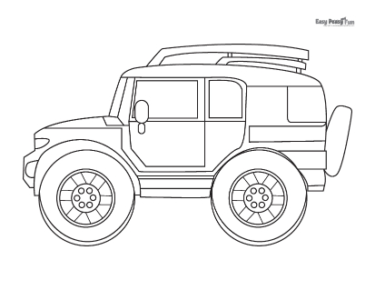 Car coloring pages