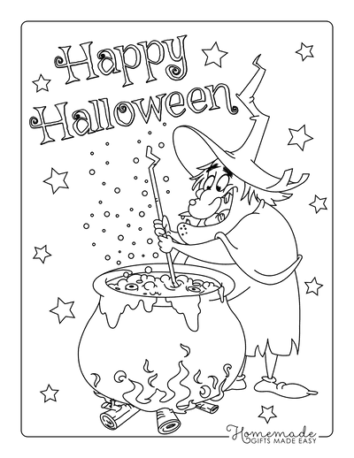 Free printable halloween coloring pages