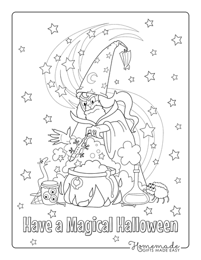 Free printable halloween coloring pages