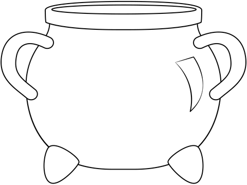 Cauldron coloring page free printable coloring pages